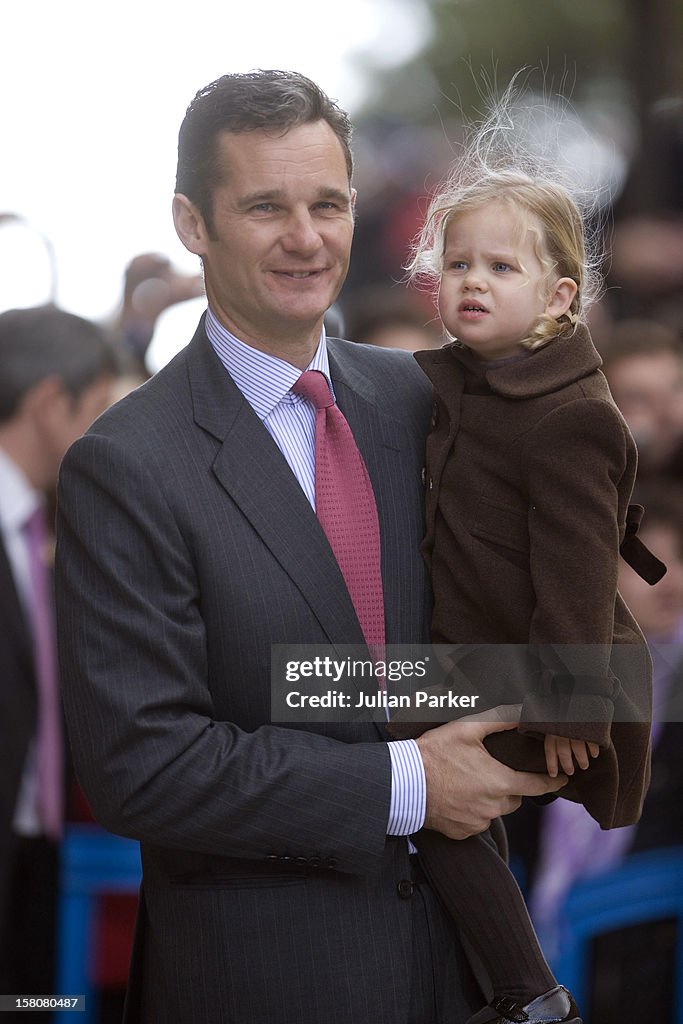 Spanish Royal Family Attend Easter Sunday Church Service - Mallorca