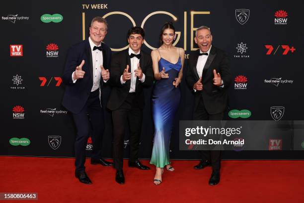 Members of 'The Wiggles' attends the 63rd TV WEEK Logie Awards at The Star, Sydney on July 30, 2023 in Sydney, Australia.