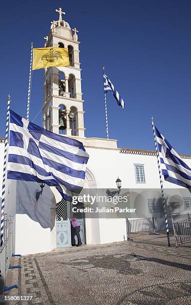 General View Of The Monastery Of Ayios Nikolaos On The Island Of Spetses, Where Prince Nikolaos Of Greece And Tatiana Blatnik Are Getting Married,...