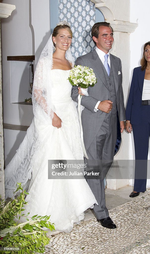 The Wedding Of Prince Nikolaos Of Greece And Tatiana Blatnik At The the-wedding-of-prince-nikolaos-of-greece-and-tatiana-blatnik-at-the