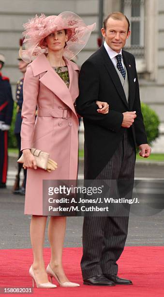 Prince Kyril & Princess Rosario Of Bulgaria Attend The Wedding Of Crown Prince Felipe Of Spain & Letizia Ortiz Rocasolano In Madrid. .