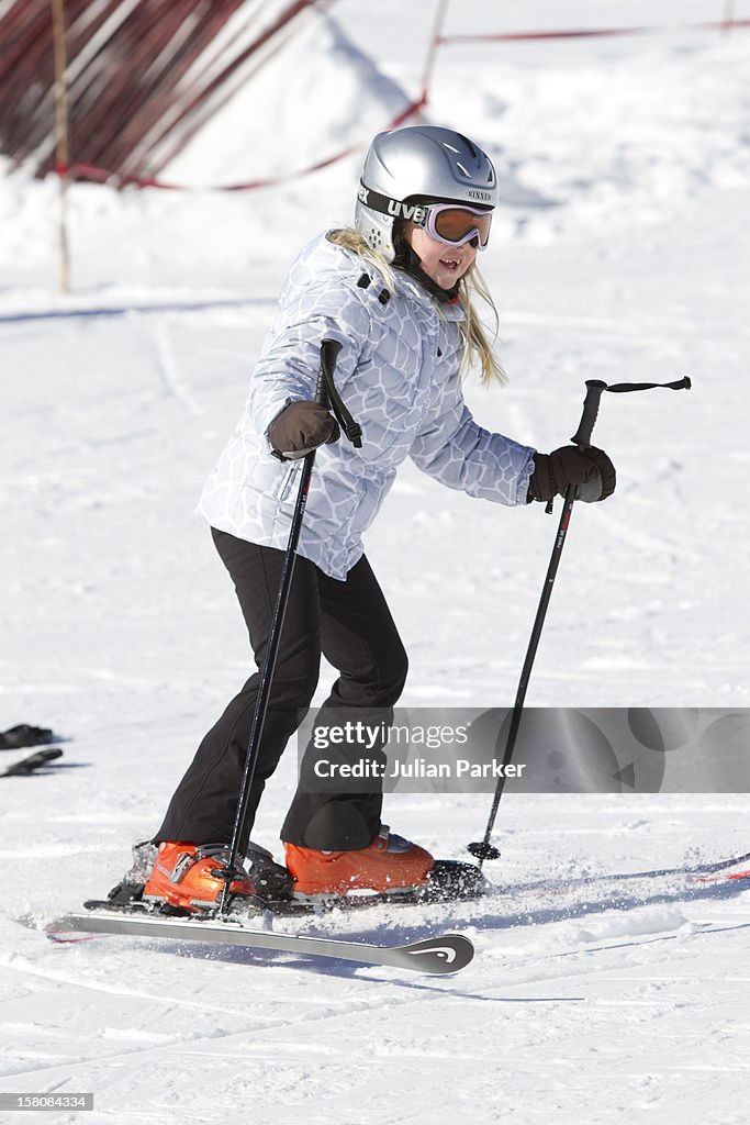 Dutch Royals On Winter Ski Holiday - Austria