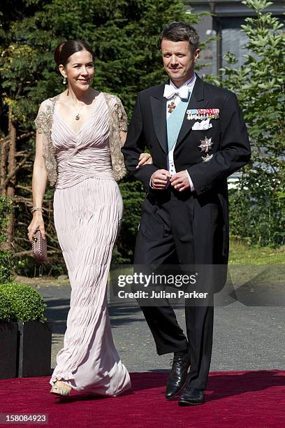 Crown Prince Frederik, And Crown Princess Mary Of Denmark Attend The Wedding Of Princess Nathalie Of Sayn-Wittgenstein -Berleburg, To Alexander...