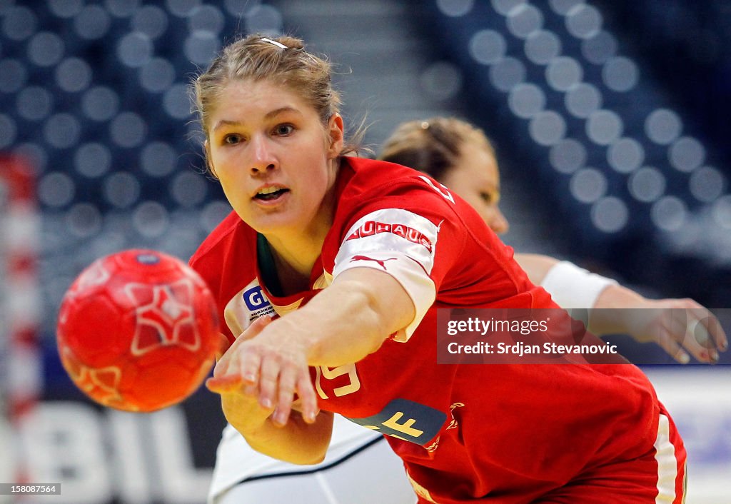 2012 EHF European Women's Handball Championship Main Group II - Czech Republic v Denmark