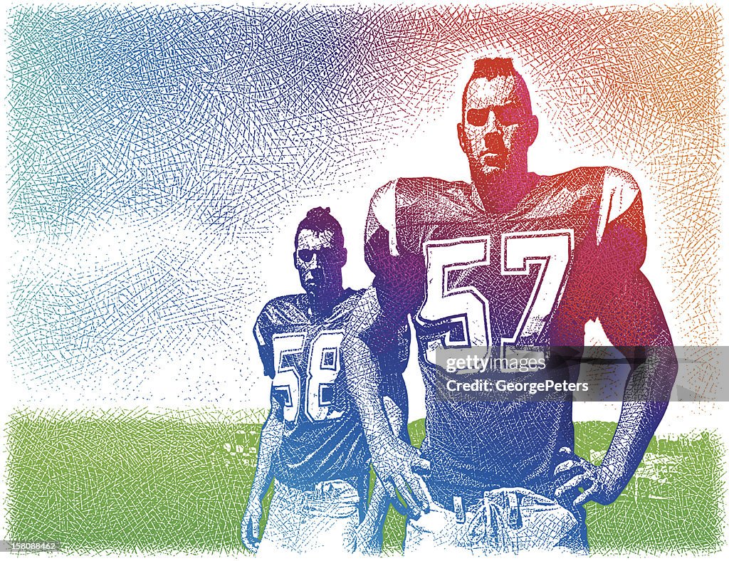 Tough, Macho Football Players