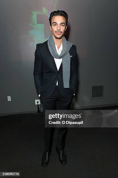 Actor Shalim attends the NASDAQ Opening Bell Ceremony celebrating Telemundo Media's new brand campaign at NASDAQ MarketSite on December 10, 2012 in...
