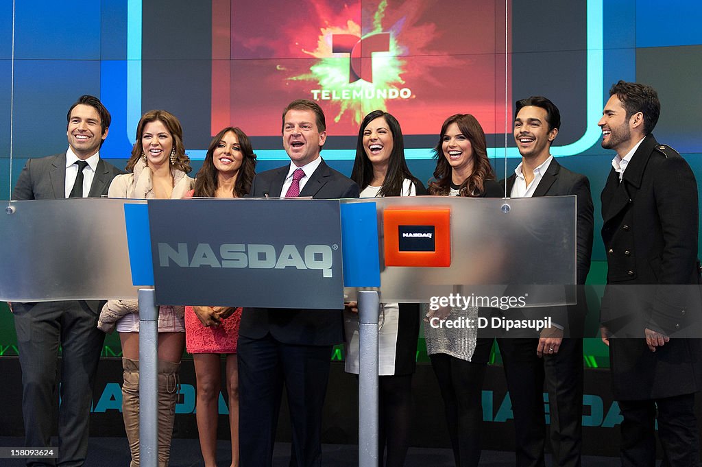 Telemundo Media Rings The NASDAQ Opening Bell