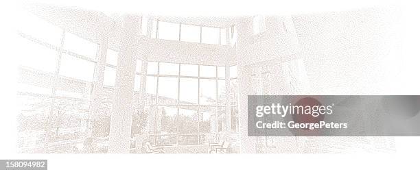 office lobby - lobby background stock illustrations
