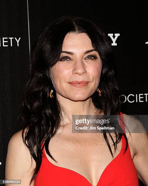 Actress Julianna Margulies attends The Cinema Society With Chrysler & Bally premiere of "Stand Up Guys" at Museum of Modern Art on December 9, 2012...