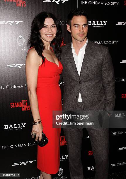 Actress Julianna Margulies and Keith Lieberthal attend The Cinema Society With Chrysler & Bally premiere of "Stand Up Guys" at Museum of Modern Art...