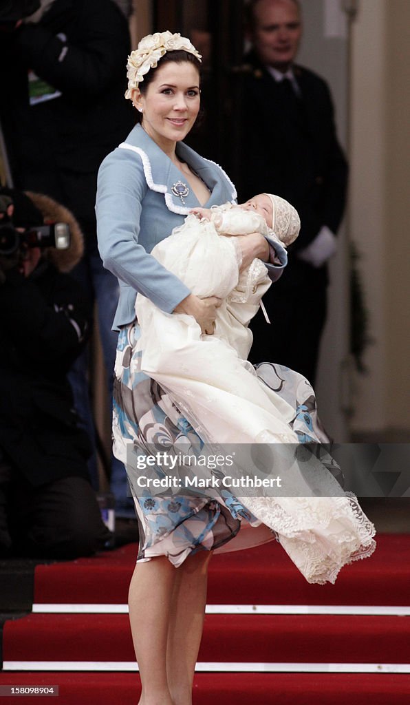 The Christening Of Crown Prince Frederick & Crown Princess Mary Of Denmark'S Son Christian