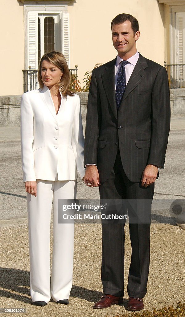 Crown Prince Felipe & Letizia Ortiz Rocasolano Engagement