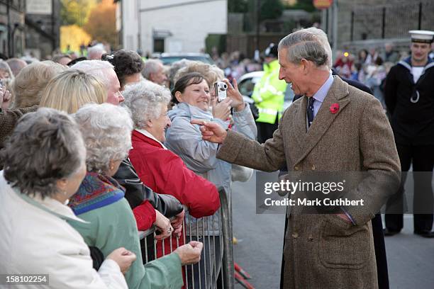 The Prince Of Wales & The Duchess Of Cornwall Visit Northumberland.Visit To The Jubilee Institute In Rothbury. .