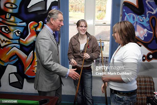 The Prince Of Wales & The Duchess Of Cornwall Visit Northumberland.Visit To The Jubilee Institute In Rothbury. .