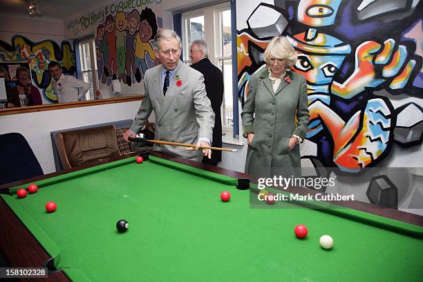 The Prince Of Wales & The Duchess Of Cornwall Visit Northumberland.Visit To The Jubilee Institute In Rothbury. .