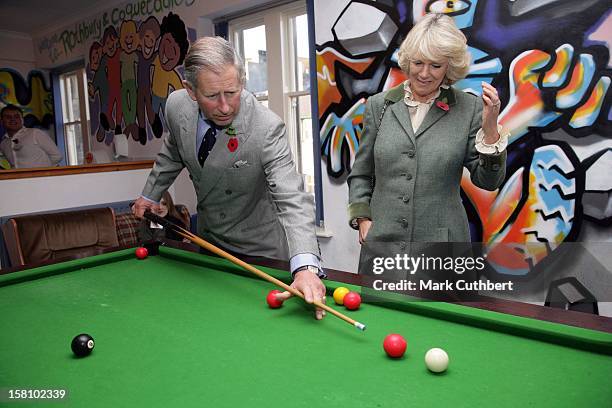 The Prince Of Wales & The Duchess Of Cornwall Visit Northumberland.Visit To The Jubilee Institute In Rothbury. .