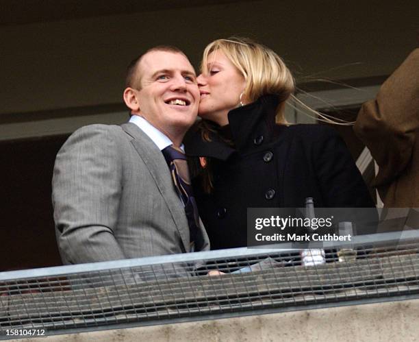 Zara Phillips & Mike Tindall Attend Day One Of The Cheltenham Festival Race Meeting. .