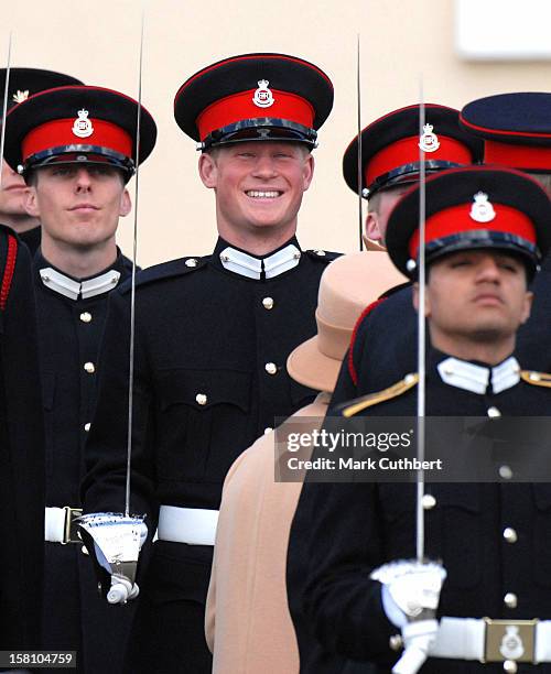 Prince Harry Commissioned As Second Lieutenant At His Passing Out Ceremony At The Sovereign'S Day Parade At The Royal Military Academy,...