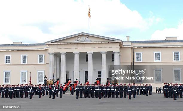 Prince Harry Commissioned As Second Lieutenant At His Passing Out Ceremony At The Sovereign'S Day Parade At The Royal Military Academy, Sandhurst. .