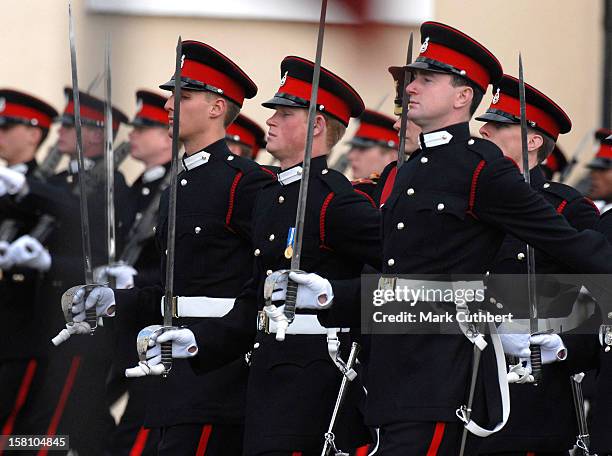 Prince Harry Commissioned As Second Lieutenant At His Passing Out Ceremony At The Sovereign'S Day Parade At The Royal Military Academy, Sandhurst. .