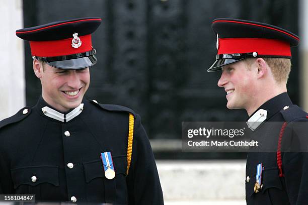 Prince Harry Commissioned As Second Lieutenant At His Passing Out Ceremony At The Sovereign'S Day Parade At The Royal Military Academy,...