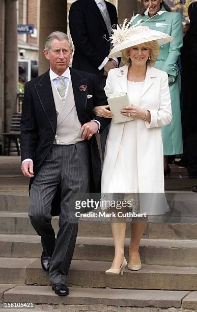 The Wedding Of Hrh The Prince Of Wales & Mrs Camilla Parker Bowles At The Guildhall, Windsor. .