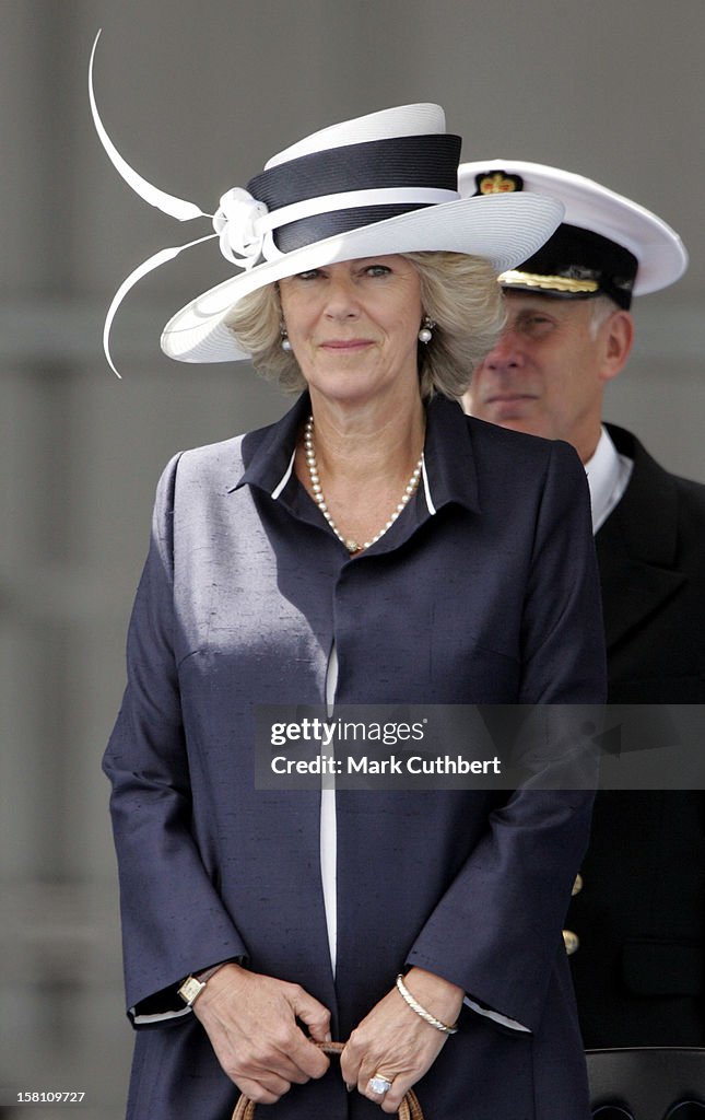 The Prince Of Wales & Duchess Of Cornwall Present A New Colour To The Maritime & Coastguard Agency