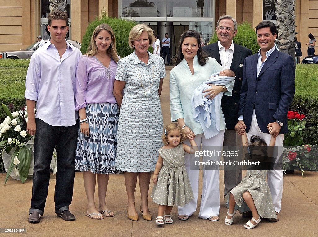 Princess Alexia Of Greece Leaves The Teknon Clinic, In Barcelona, With Her New Baby Carlos