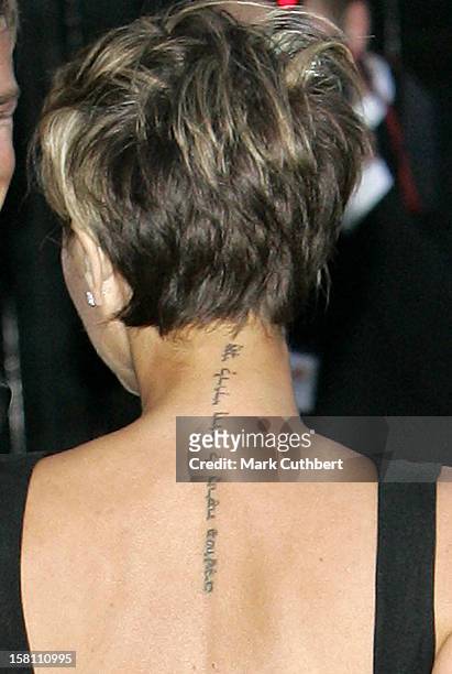 230 Victoria Beckham Tattoo Photos and Premium High Res Pictures - Getty  Images