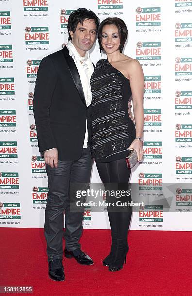 Ramin Karimloo And Mandy Karimloo Arrive At The Jameson Empire Film Awards 2010 Held At The Grosvenor House Hotel In Central London.