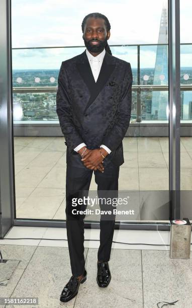 Wretch 32 attends the 2023 GRM Gala at Sky Garden on August 6, 2023 in London, England.