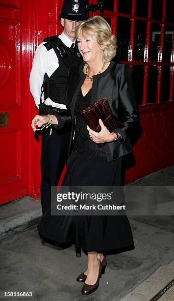 Annabel Elliott Attends The Launch Party For The Eleven Gallery In London. .