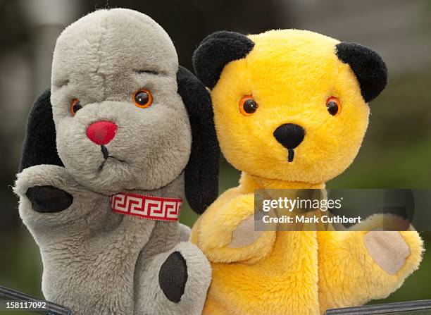 Sooty And Sweep At The Photocall For The Launch Of "Snow White" At Fairfield Hall In Croydon.