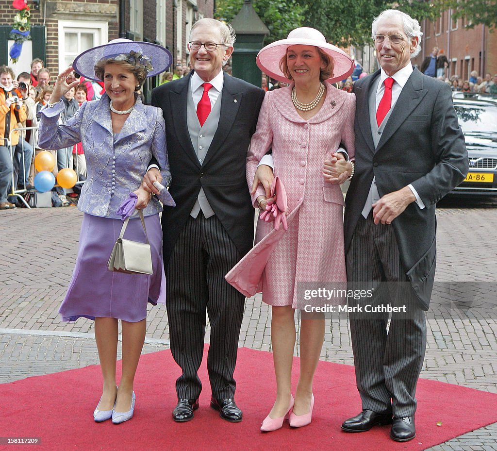 The Wedding Of Prince Floris & Aimee Sohngen At The Grote Kerk In Naarden
