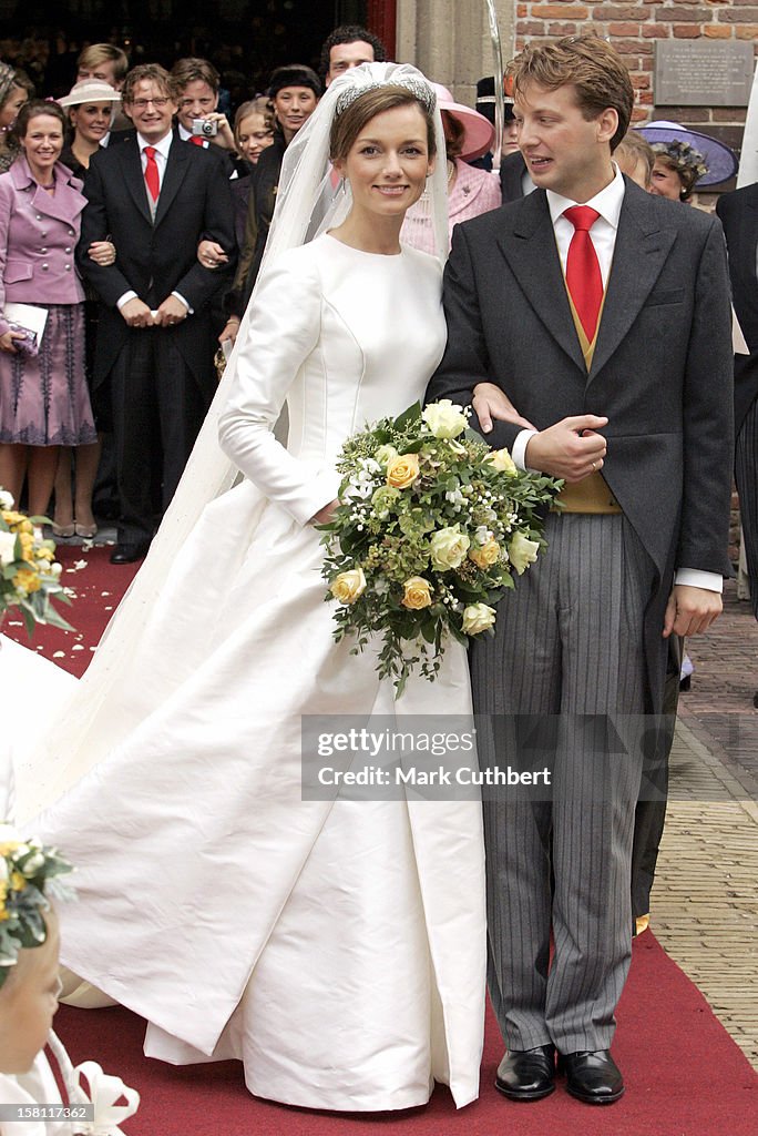 The Wedding Of Prince Floris & Aimee Sohngen At The Grote Kerk In Naarden