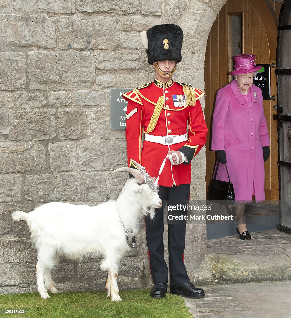 Queen Visits Wales