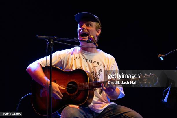 Mac Demarco performs at Hackney Empire on July 30, 2023 in London, England.