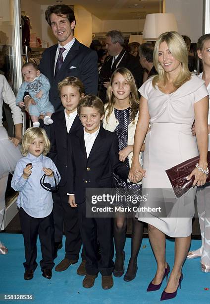 Prince Pavlos, Princess Marie Chantal Of Greece, Prince Odusseas-Kimon, Princess Maria-Olympia, Prince Constantine Alexios, Prince Aristide Stavros,...