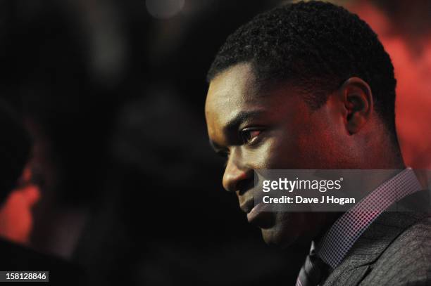 David Oyelowo attends the world premiere of "Jack Reacher" at The Odeon Leicester Square on December 10, 2012 in London, England.