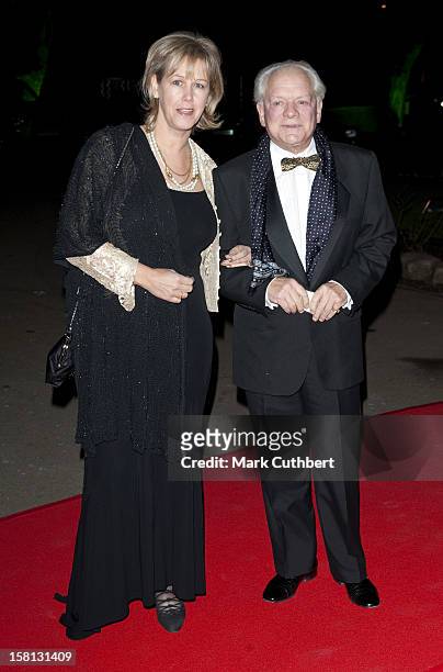 David Jason And Gill Hinchcliffe Arrive At The Sun Military Awards 'A Night Of Heroes' At The Imperial War Museum, London.