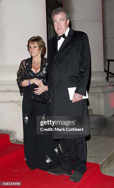 Jeremy Clarkson And Frances Cain Arrive At The Sun Military Awards 'A Night Of Heroes' At The Imperial War Museum, London.