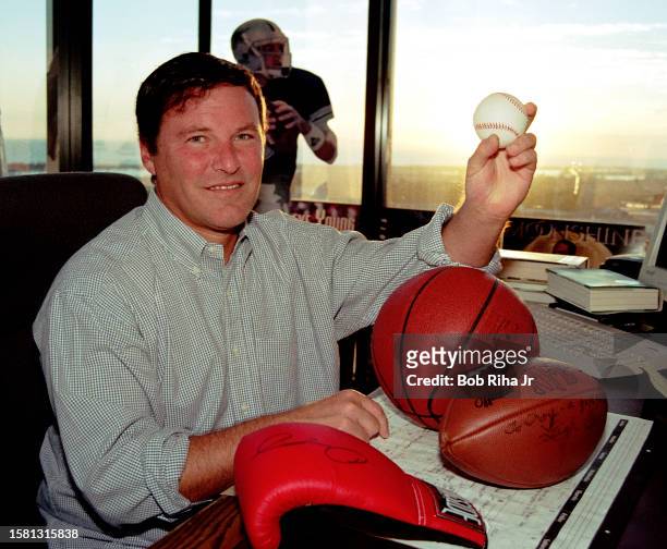 Sports Agent Leigh Steinberg inside his offices, October 28, 1997 in Newport Beach, California.