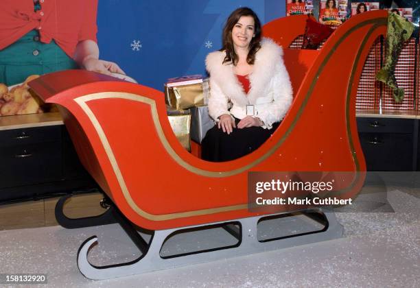 Nigella Lawson During A Photocall For A Signing Session Of Her Book 'Nigella Christmas: Food, Family, Friends And Festivities', At Waterstones In...