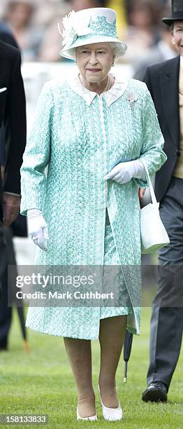 Queen Elizabeth At Royal Ascot On Ladies Day Of The 2009 Meeting In Ascot, Berkshire.