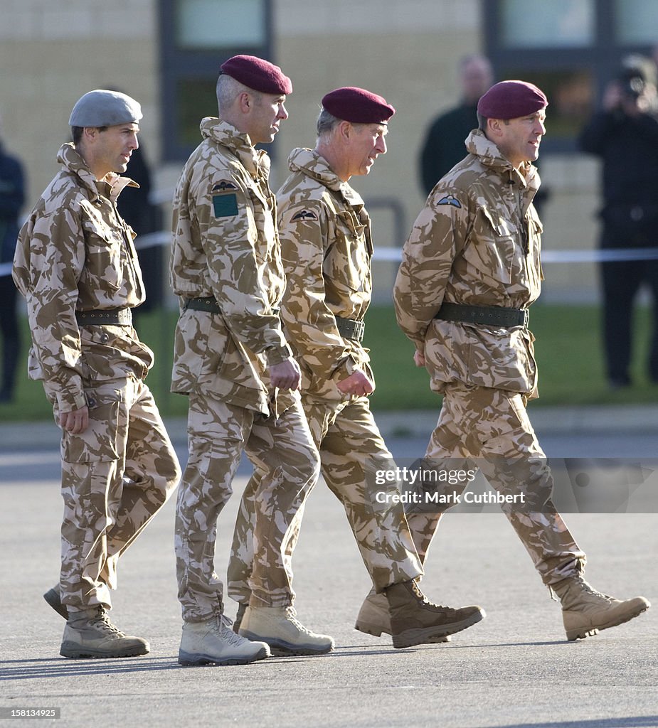 Charles And Camilla Present Medals To The Parachute Regiment - Essex