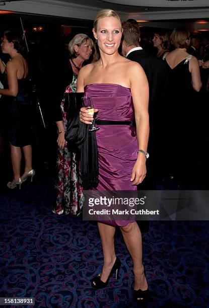 Zara Phillips At The British Olympic Ball At The Grosvenor House Hotel, Central London.