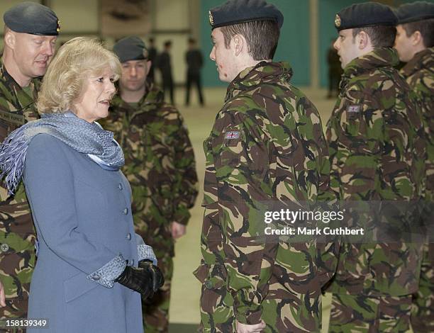 The Duchess Of Cornwall, Honorary Air Commodore, Royal Air Force Halton, Visits The Facility, Watches Training Exercises And Meets Recent Graduates...