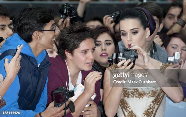 Katy Perry Arriving For The Premiere Of Katy Perry Part Of Me 3D At The Empire Cinema, Leicester Square, London.