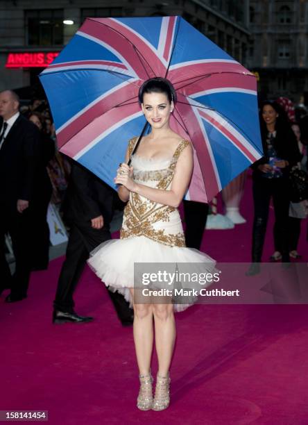 Katy Perry Arriving For The Premiere Of Katy Perry Part Of Me 3D At The Empire Cinema, Leicester Square, London.