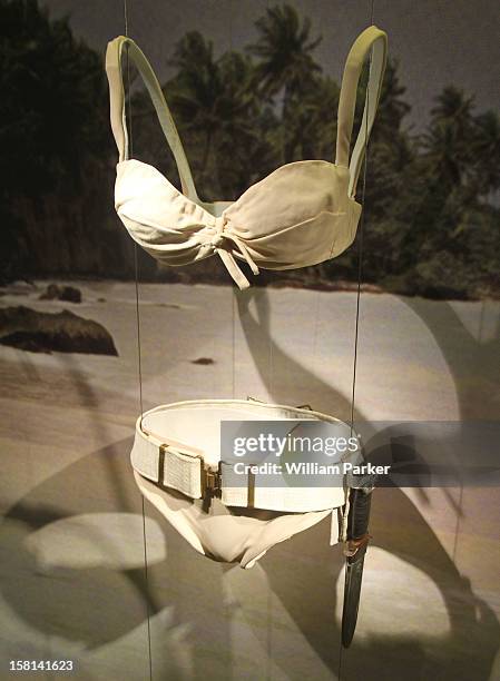 Bikini Worn Ursula Andress Playing Honey Ryder In Dr No Designing 007 Fifty Years Of Bond Style Press View.